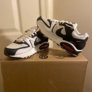 Nike Air Max White and Black with Red Accents